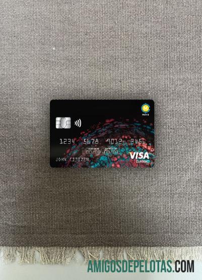 EUA MOVO Bank Visa Classic Cartão Photolook Frente exemplo